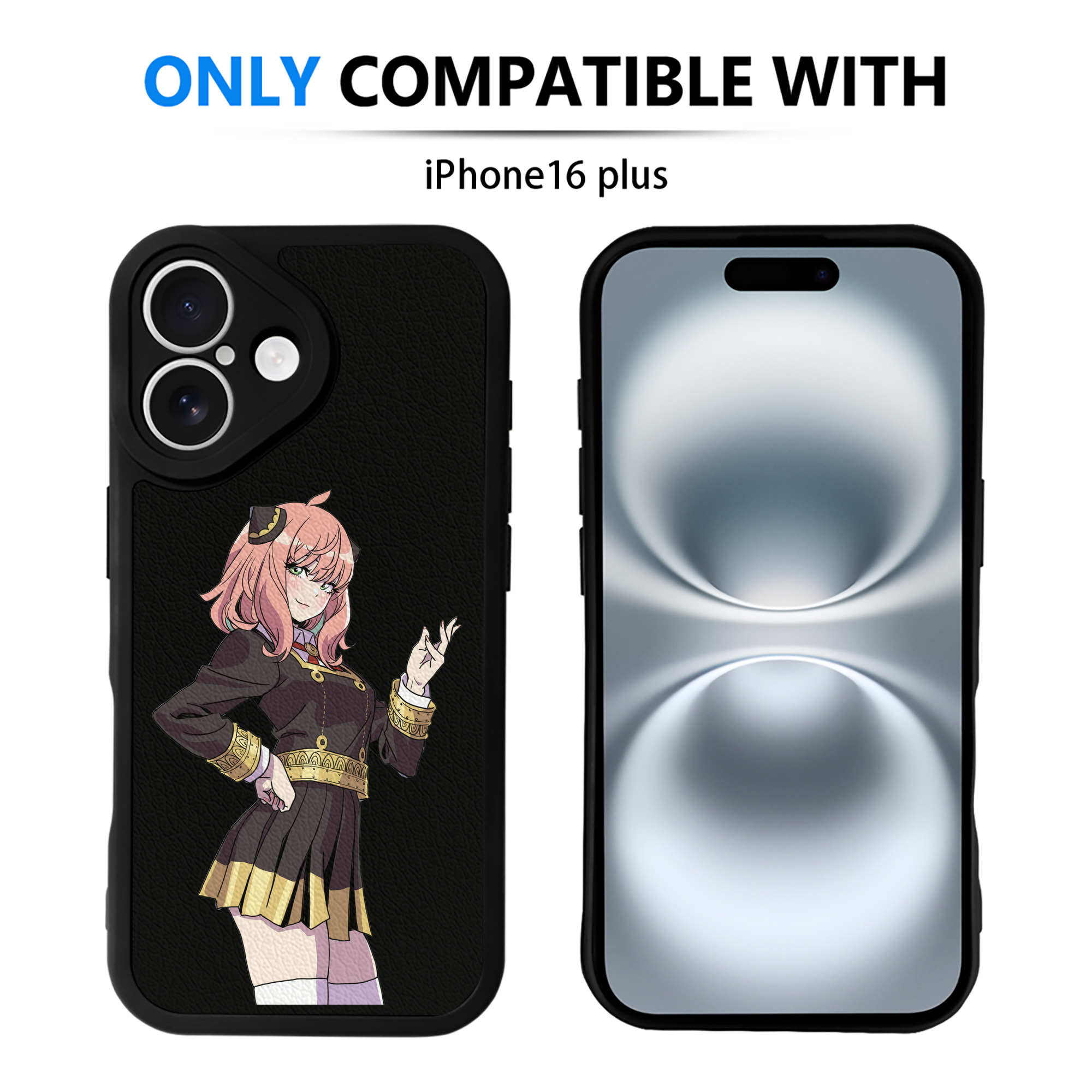（画像用） SPY×FAMILY间谍家家酒 【iPhone 16シリーズ対応】シリコンスマホケース（レザー調） 材質：シリコン